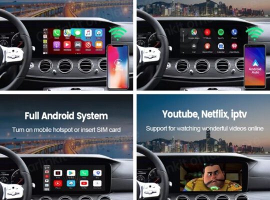 Android/Apple Carplay Box full Entertainment voor u auto  ondersteunt alle streaming diensten zoals NETFLIX, YOUTUBE, IPTV, NAVIGATIE, en nog veel meer.Dit is een plug en play systeem plug in het USB poort van  U auto en geniet.0640089390