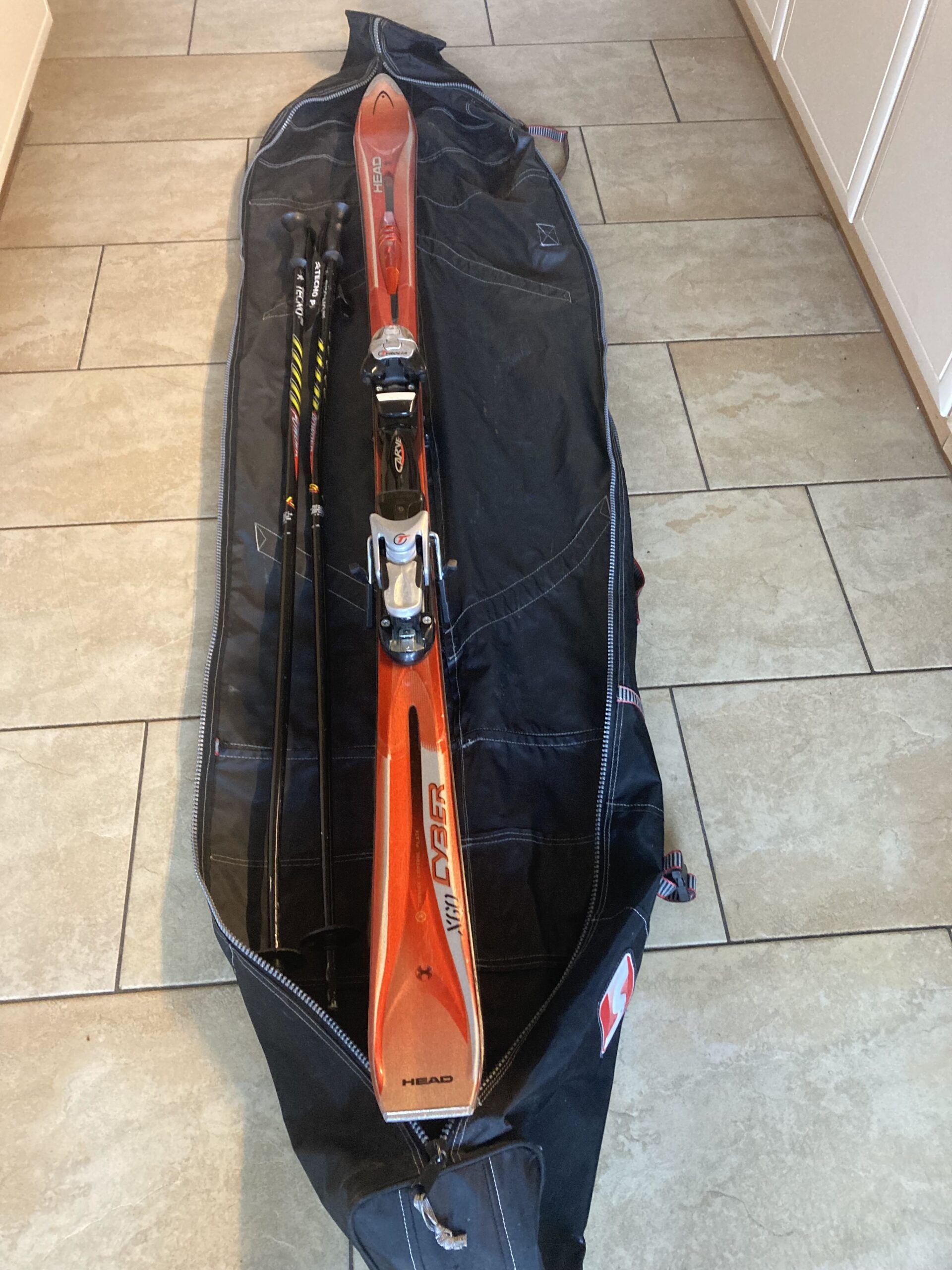 head ski’s 170 cm met draagtas